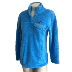 Patagonia re-tool snap pullover blue SMALL
